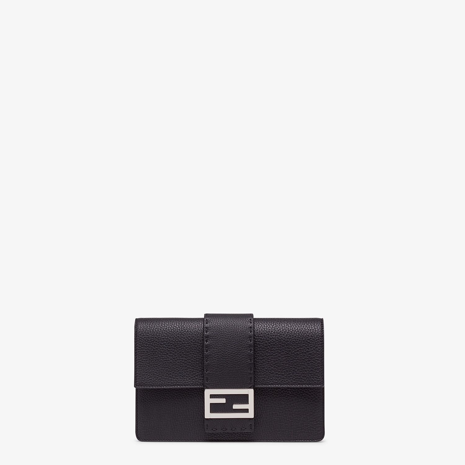 Black calfskin pochette - 1