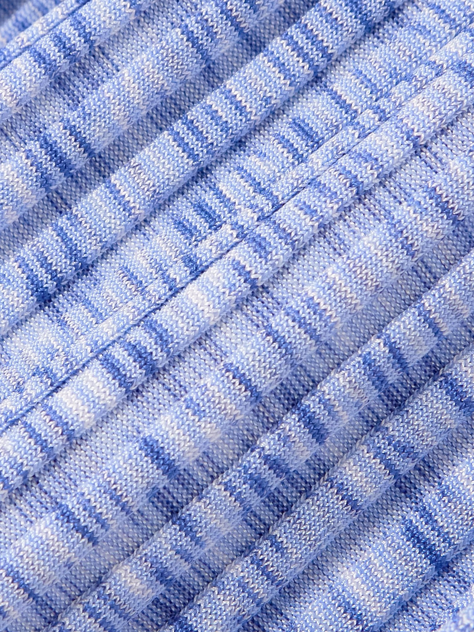 Mouline ribbed-knit sweater Blue - 4