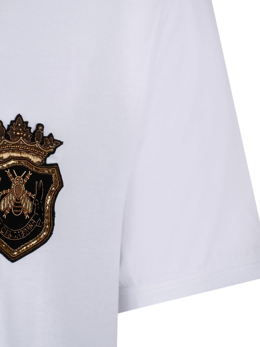 crest-appliqué T-shirt - 3
