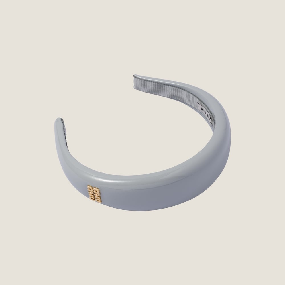 Patent leather headband - 3