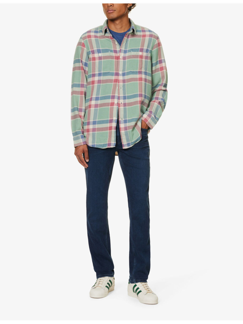 PAIGE Federal slim-fit stretch-cotton jeans outlook