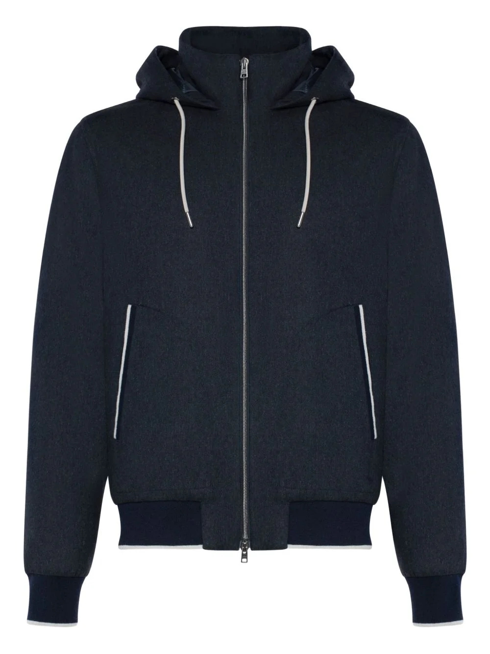hooded zip jacket - 1