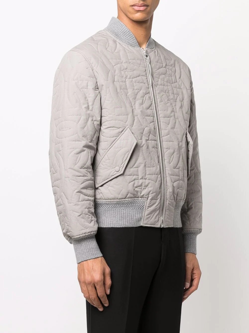 Gancini-logo bomber jacket - 3