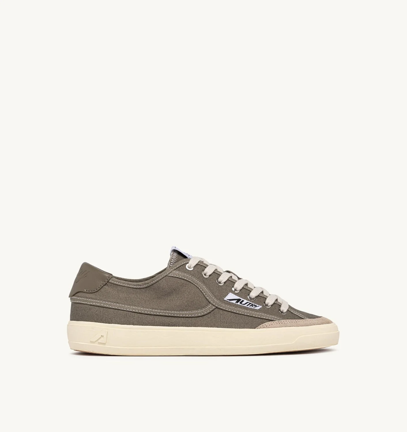 WINDSCAPE LOW SNEAKERS IN MILITARY CANVAS - 1