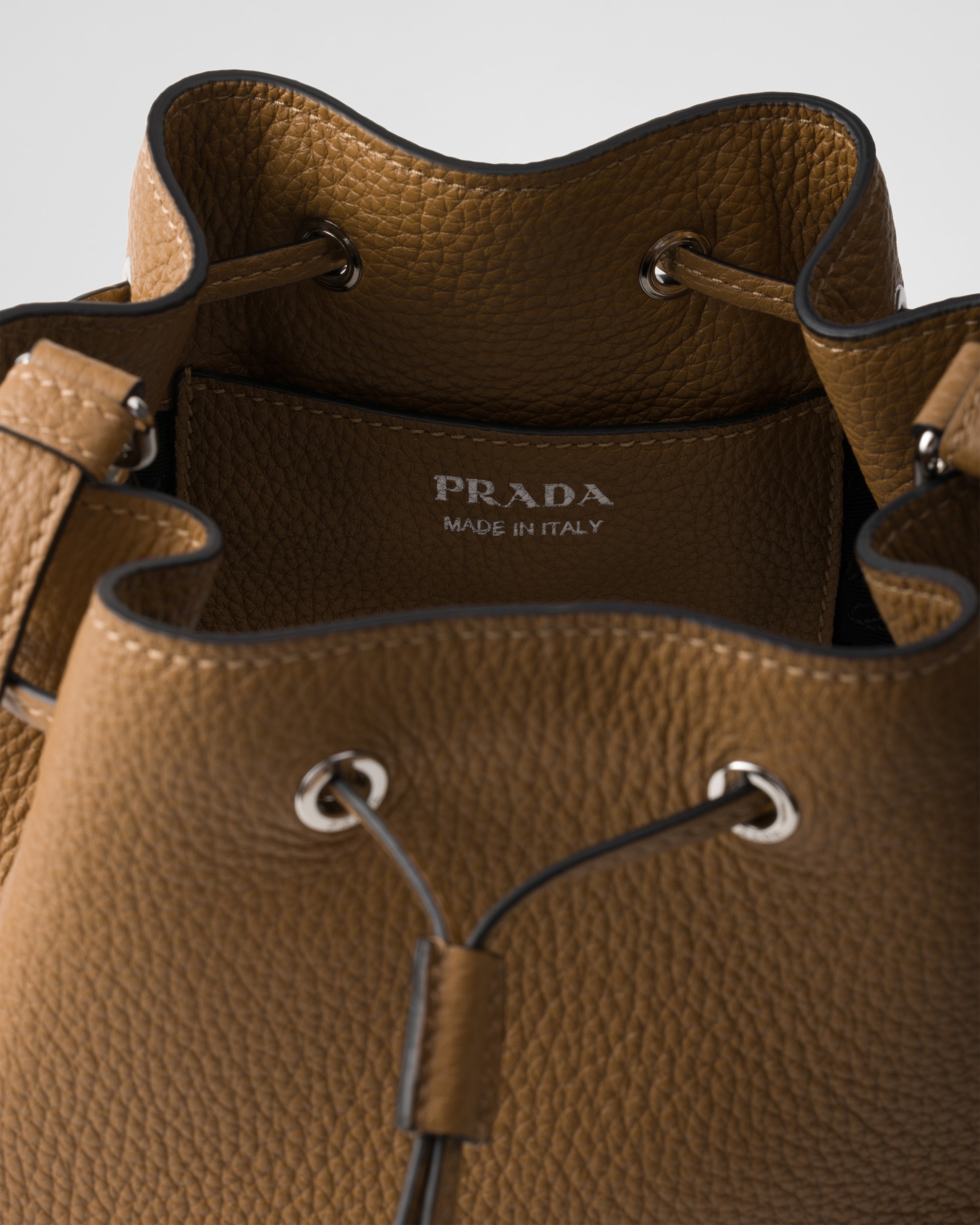 Leather bucket bag - 4