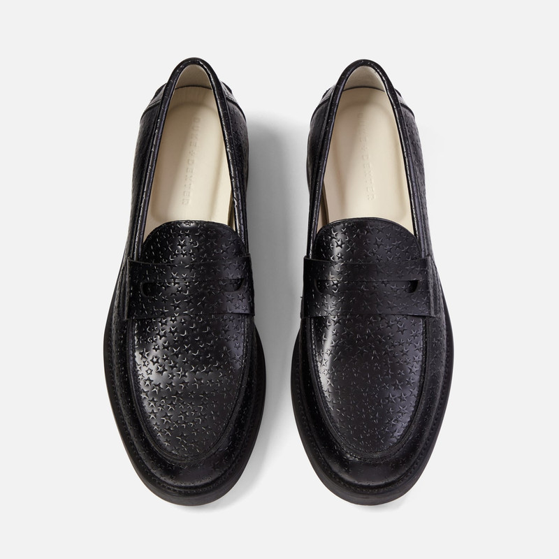 Wilde Black Star Penny Loafer - Men's 4