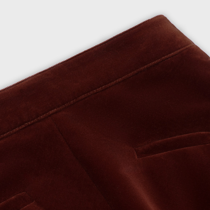 70’S SHORT SKIRT IN VELVET 3