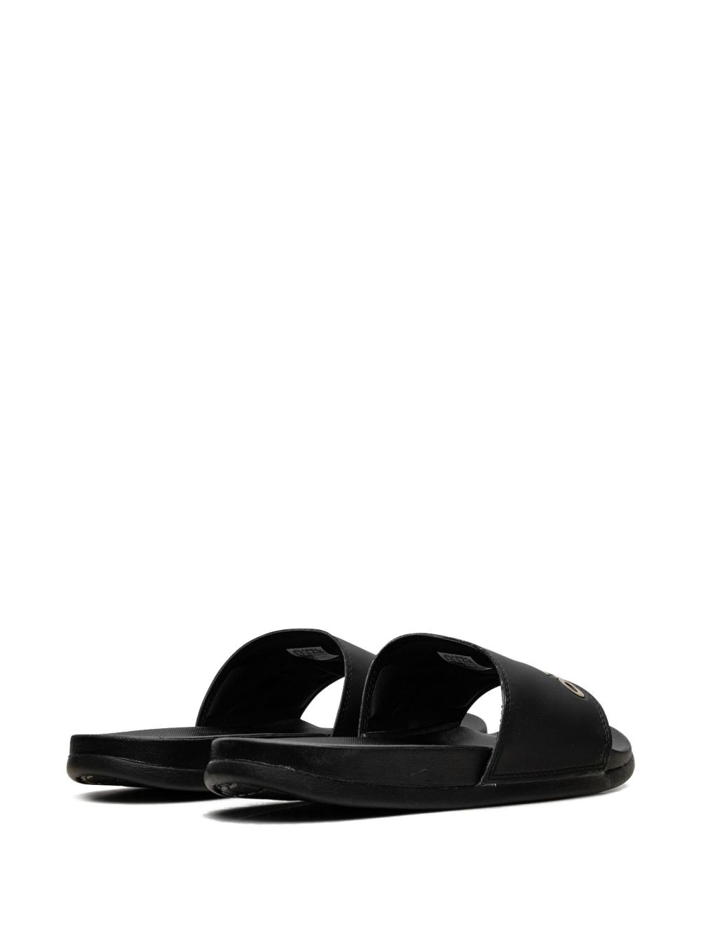 Adilette Comfort "Core Black Gold Metallic" slides - 2