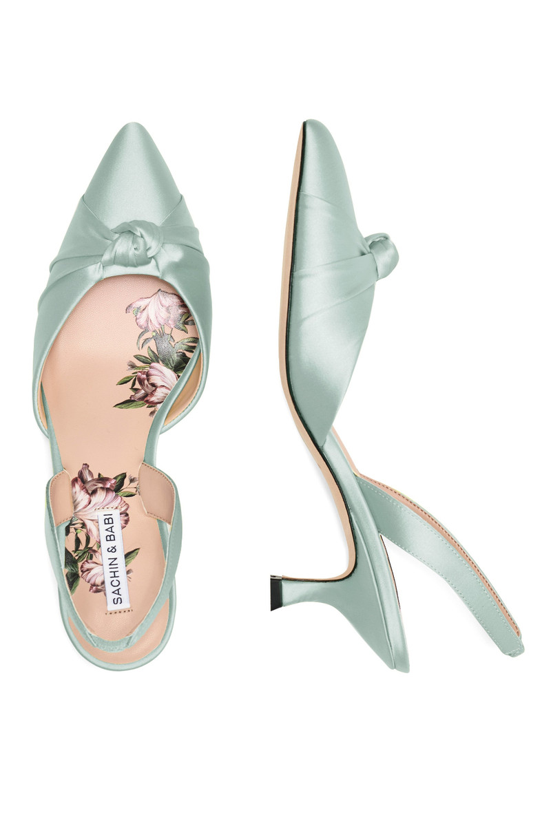 SACHIN & BABI NOLITA KITTEN HEEL - CELADON outlook