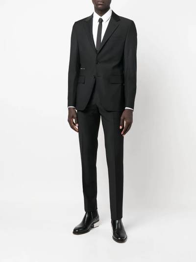 PHILIPP PLEIN logo-plaque single breasted suit outlook