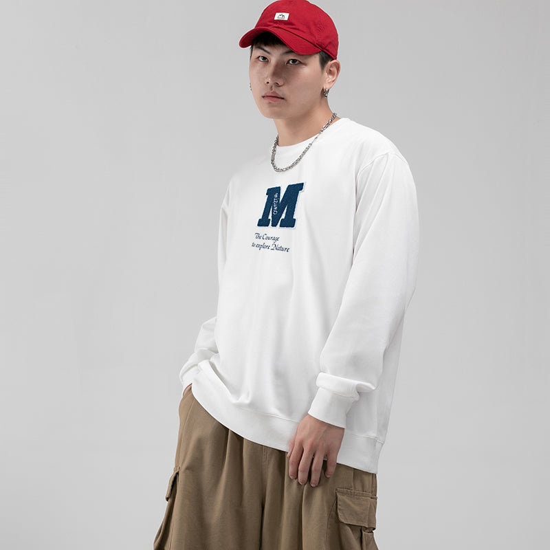 Mizuno Logo Casual Sweater 'White' A2CA2A71 - 6