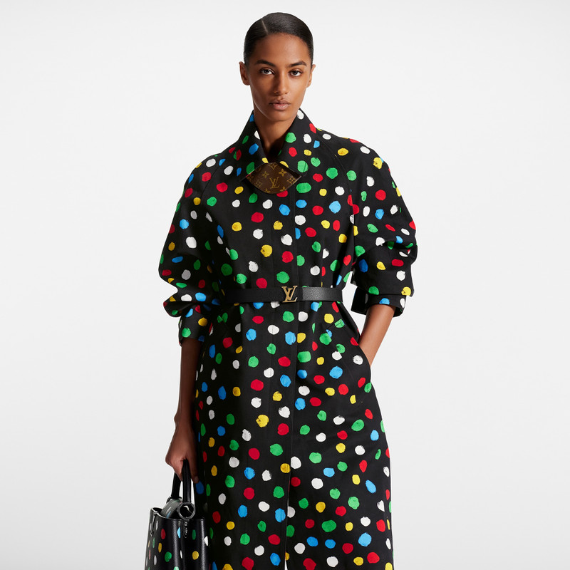 LV x YK LV Initiales 30mm Reversible Painted Dots Belt 4