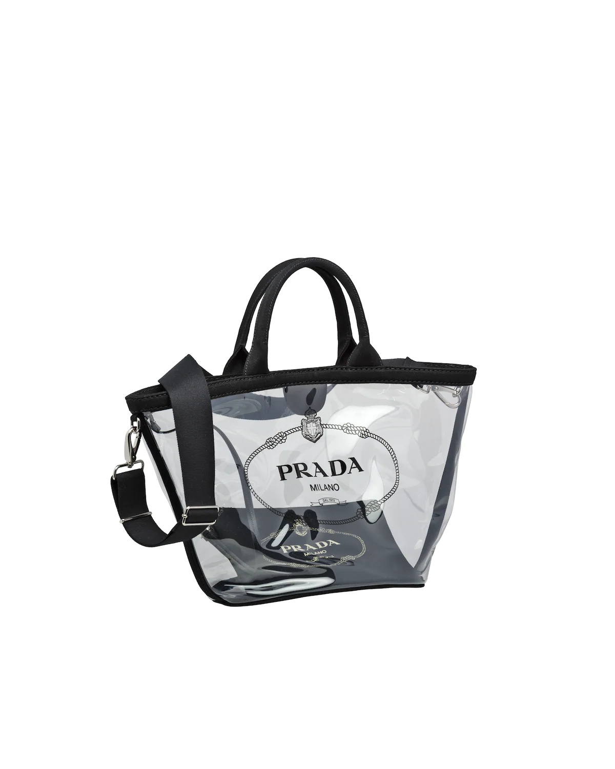 Fabric and Plexiglas handbag - 3