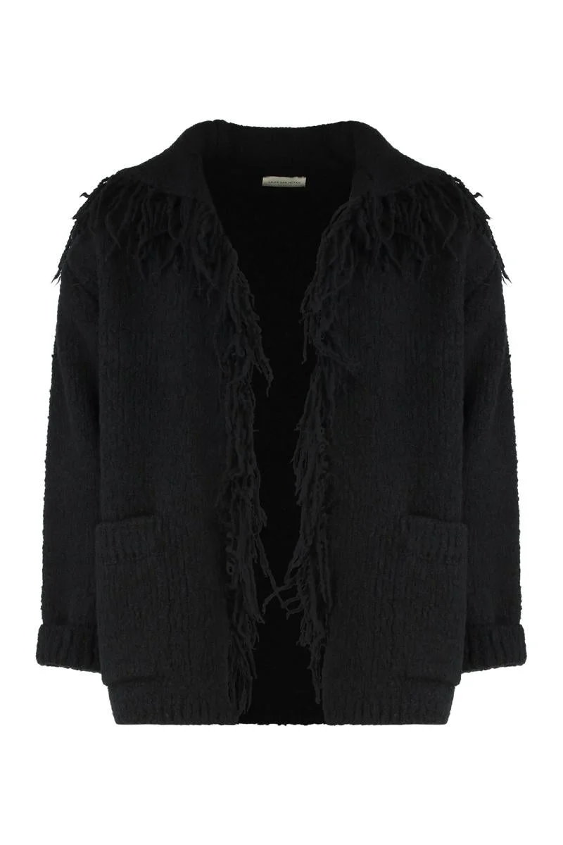 Dries Van Noten Maxi Cardigan In Wool - 1