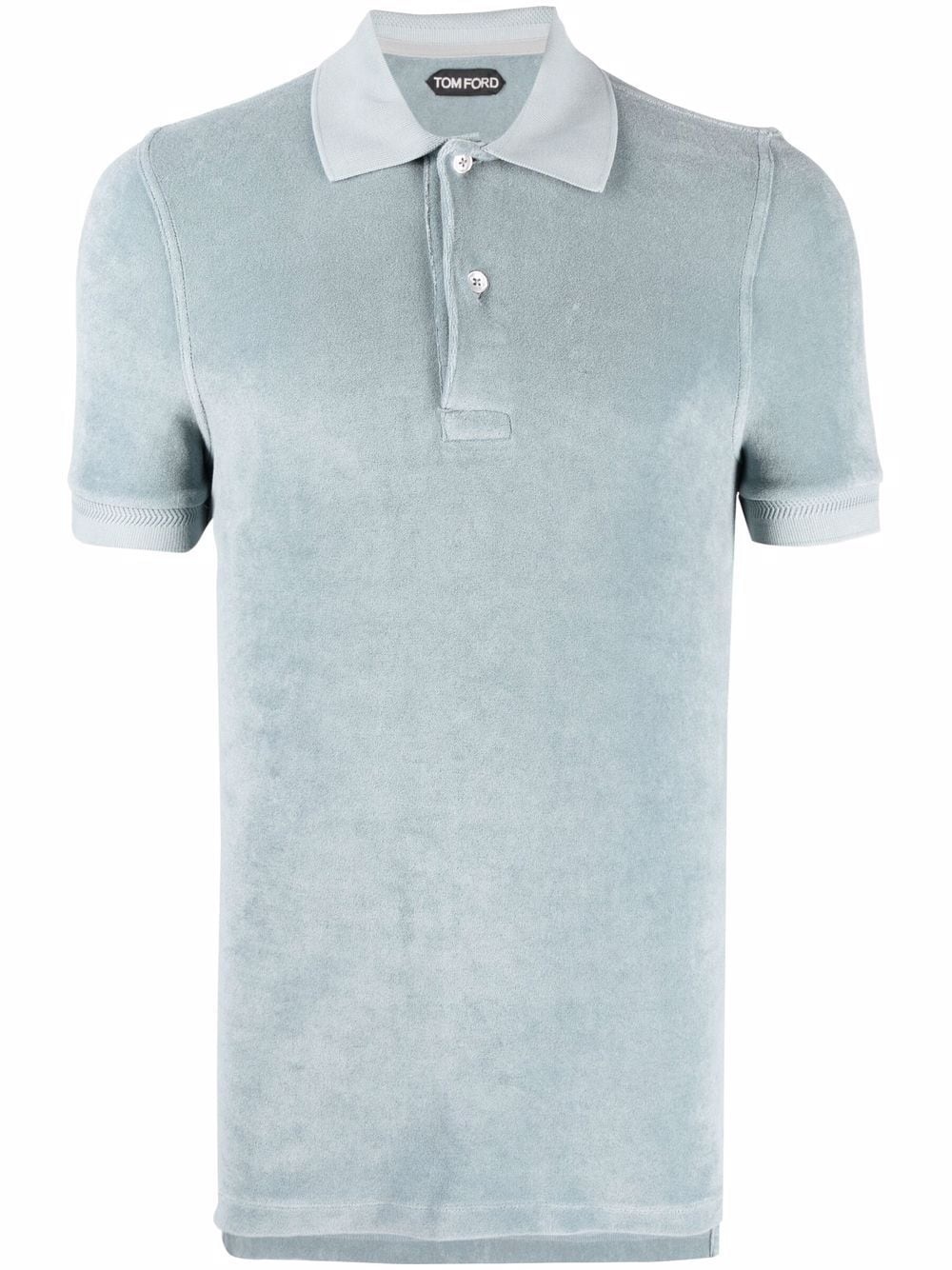 terry-cloth cotton polo shirt - 1