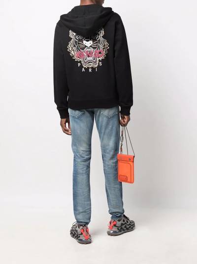 KENZO Tiger embroidered hoodie outlook