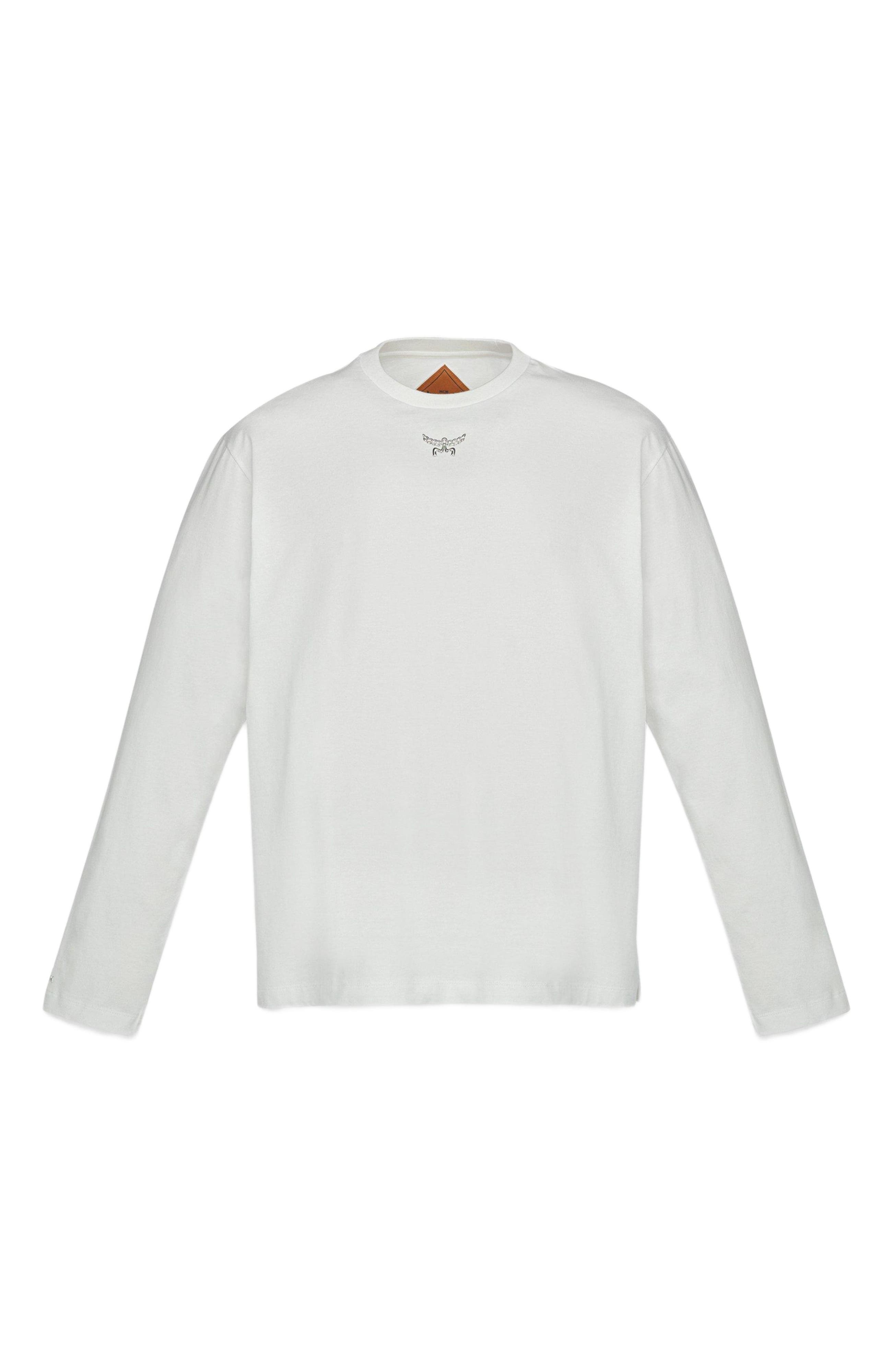 MCM Essential Laurel Logo Shirt in Organic Cotton in White at Nordstrom - 2