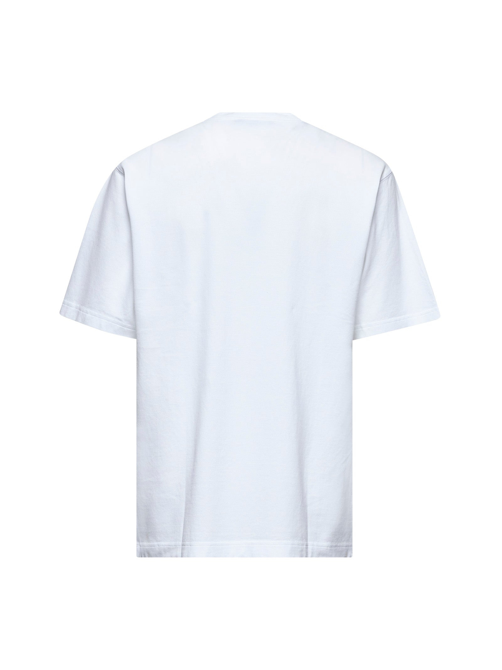 White piquet logo plate T-shirt - 2