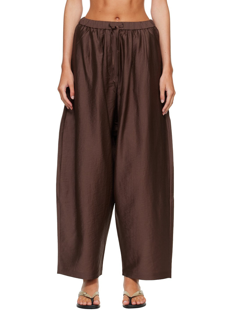 Brown Maxi Trousers 1