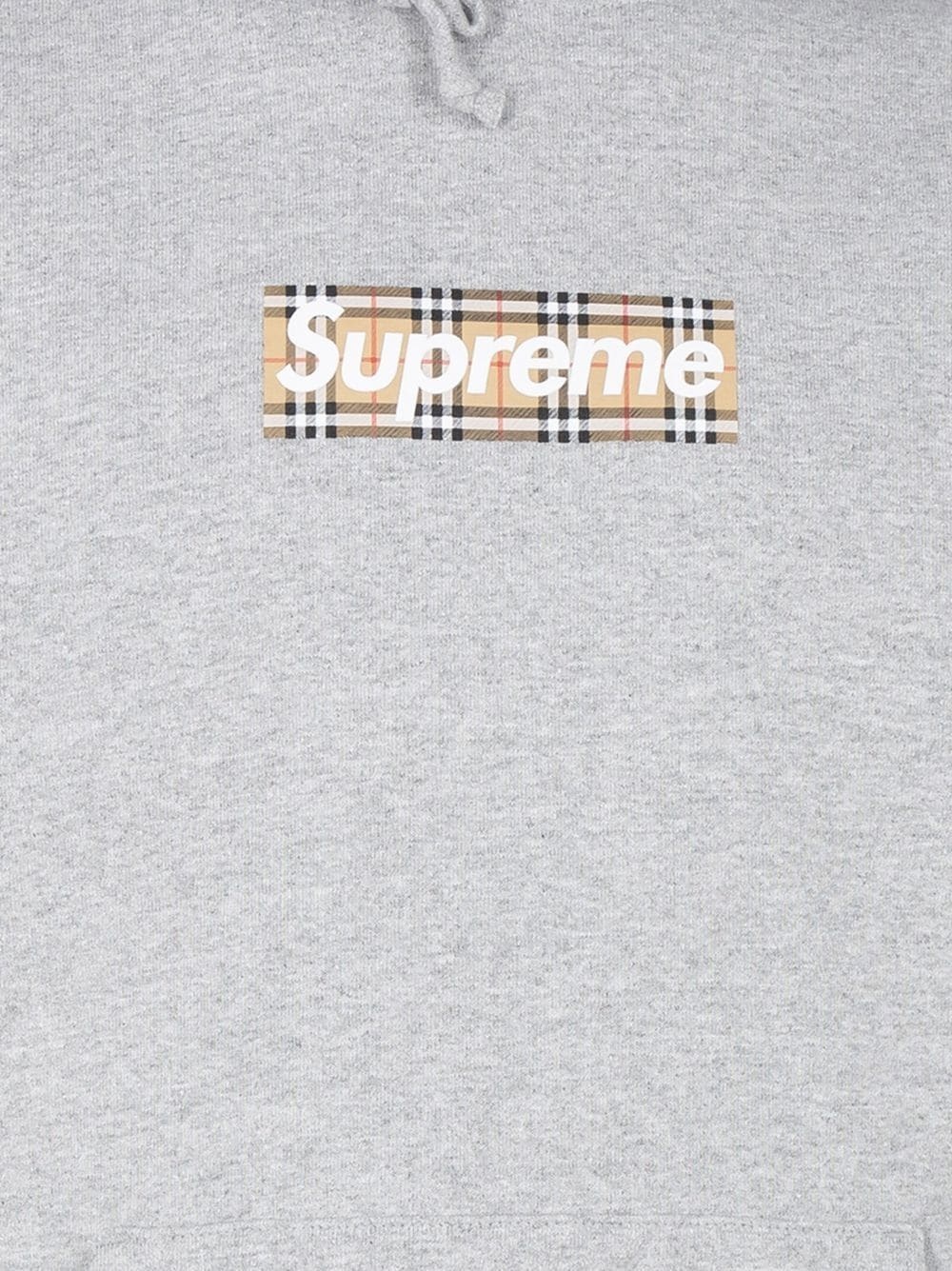 x Burberry box-logo hoodie "SS22" - 3