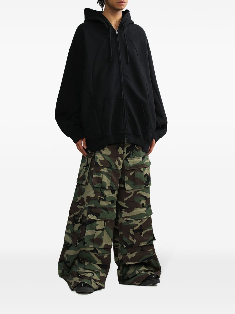 zip-up hoodie - 2