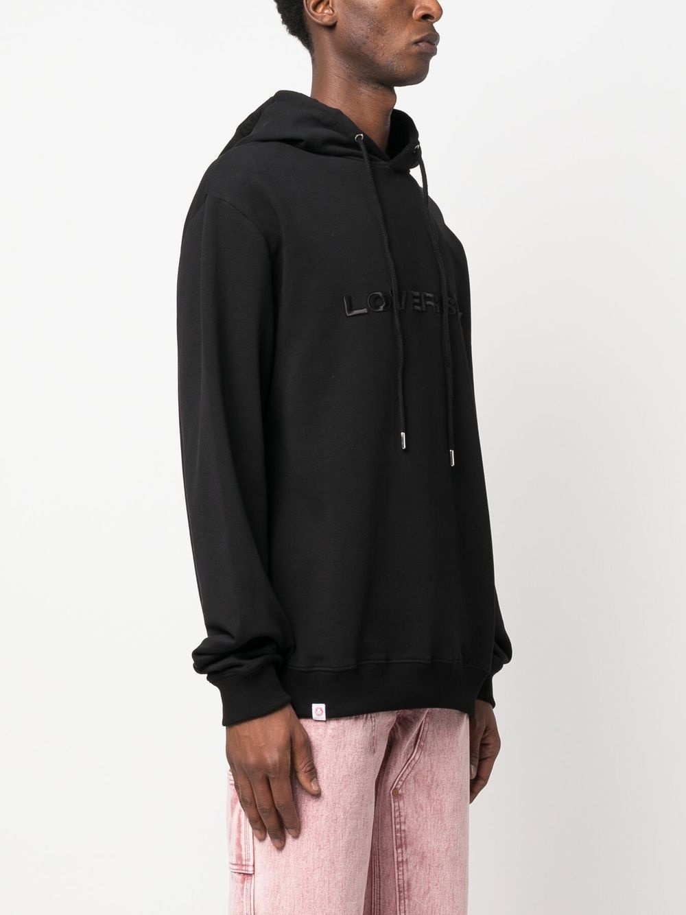 logo-embroidered hoodie - 4