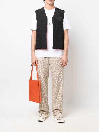 Étude quilted logo-patch gilet outlook