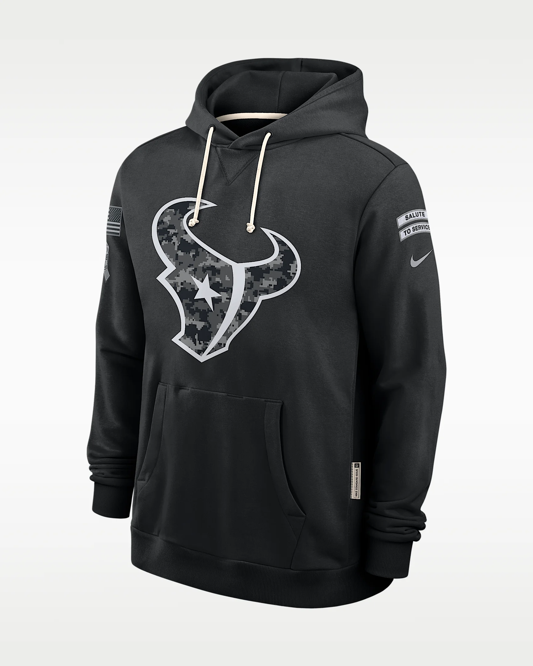 Houston Texans Salute to Service Sideline Men's Nike Dri-FIT NFL Pullover Hoodie - 1