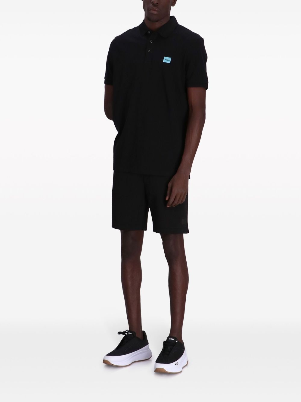 Dereso logo-print polo shirt - 2