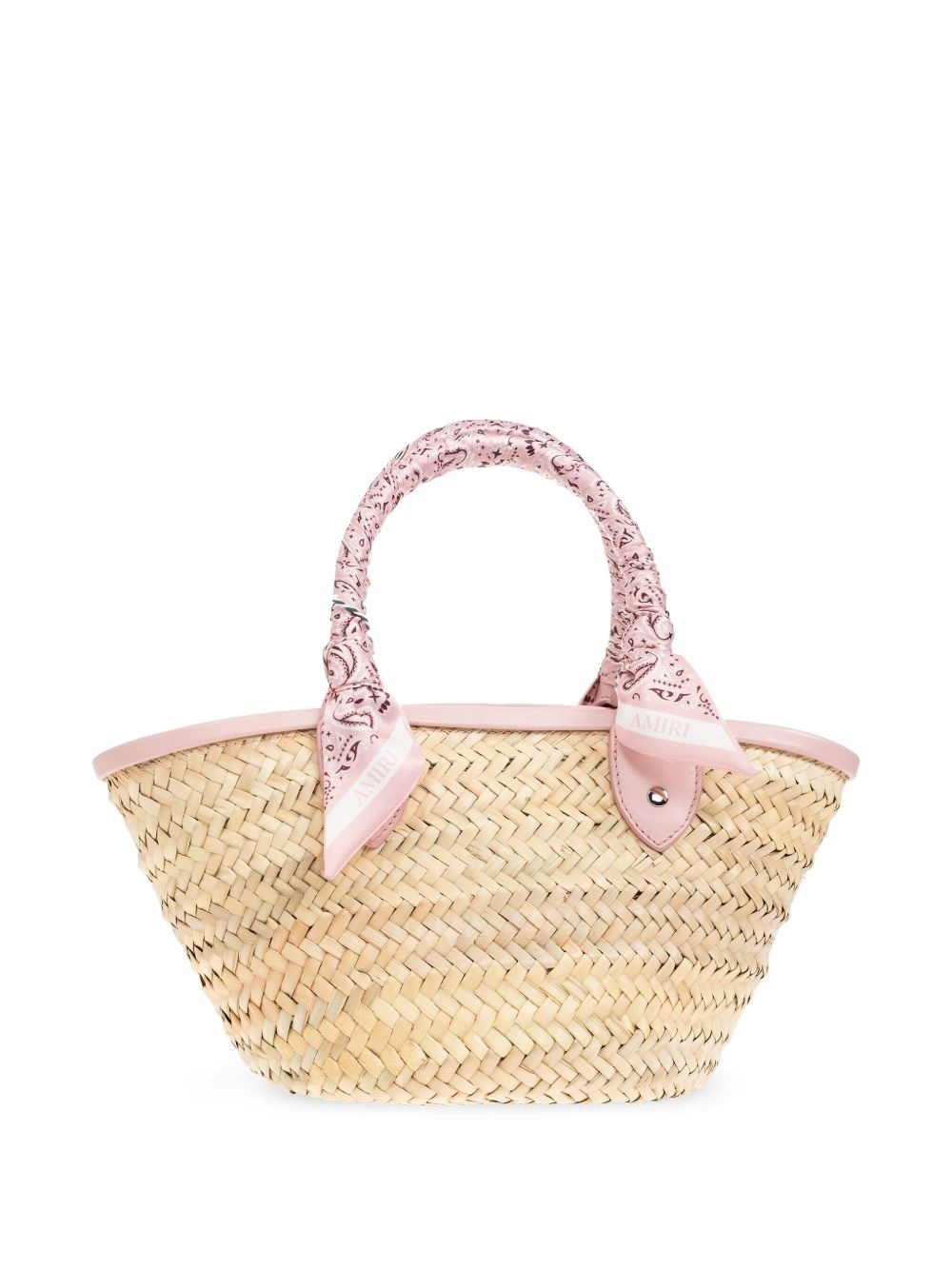 woven-raffia tote bag - 3
