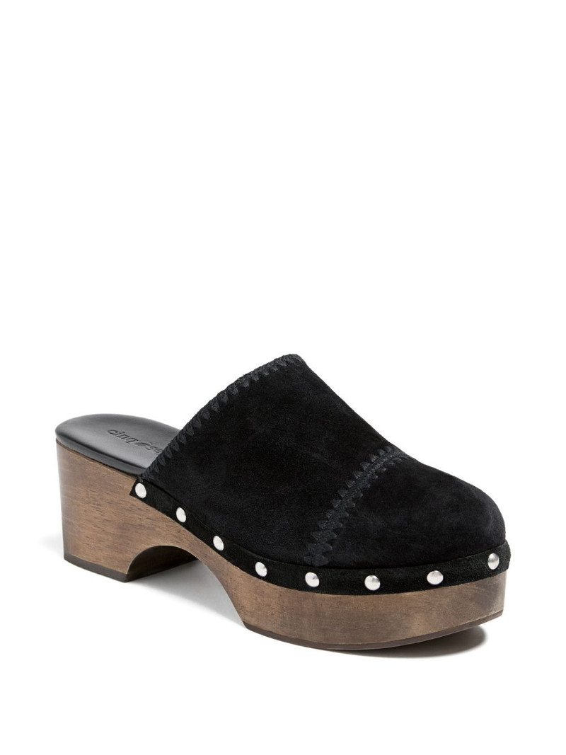 Cinq à Sept 60mm Saige studded clogs outlook