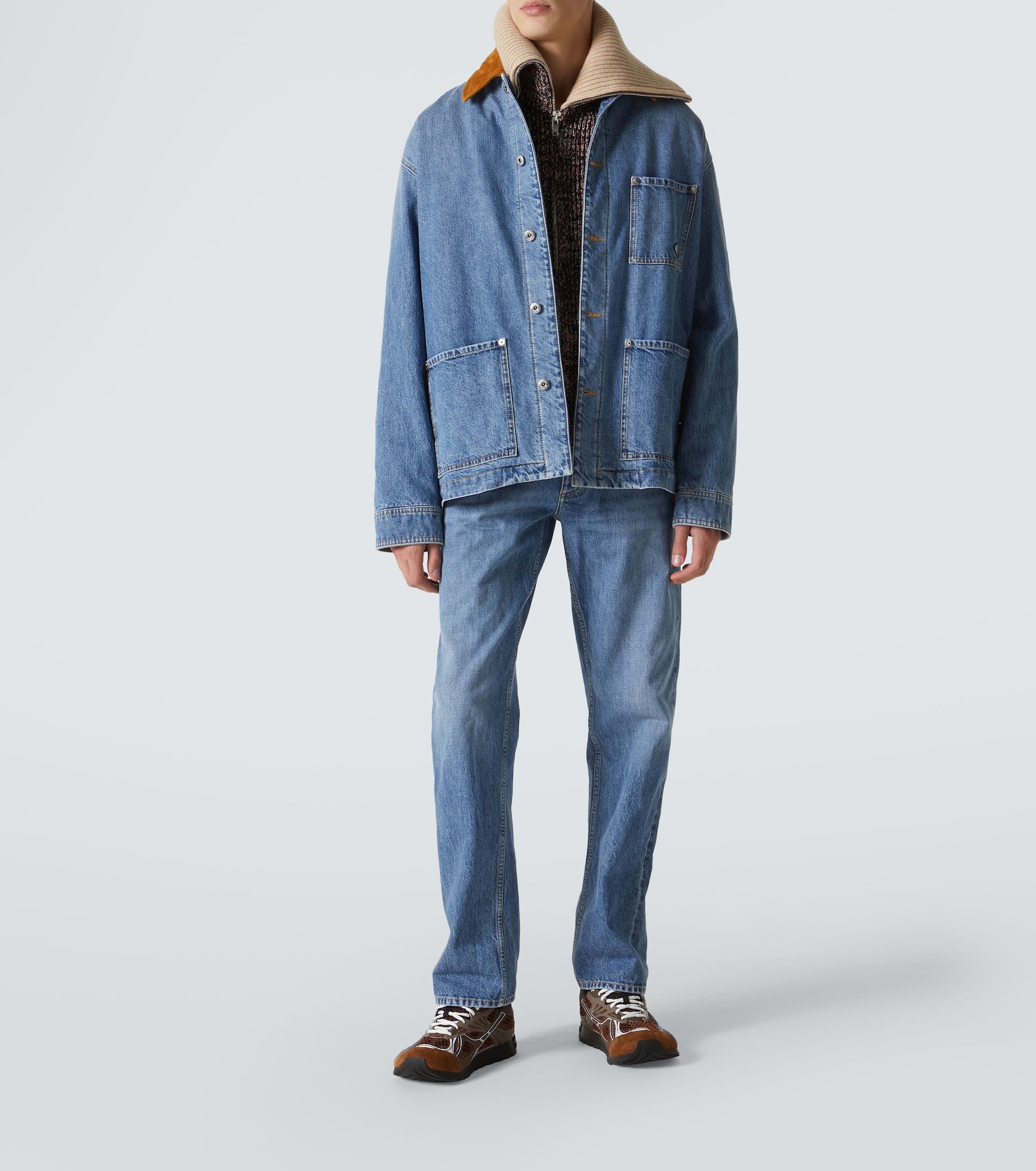Distressed straight jeans - 2