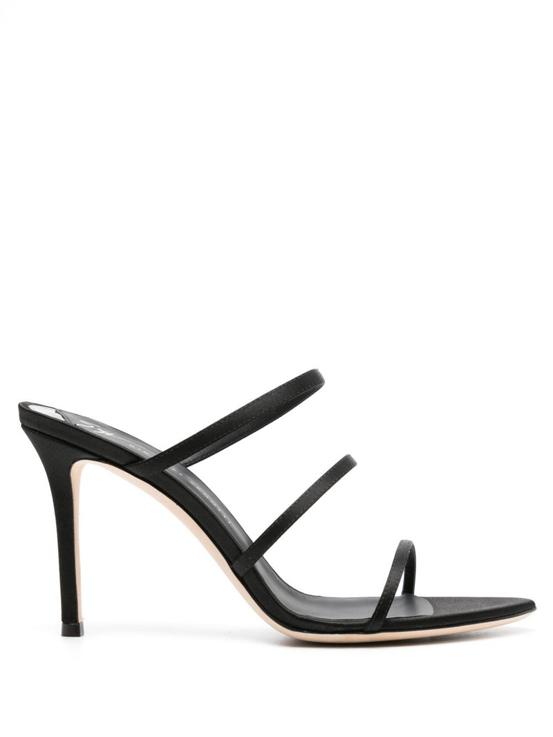 Alimha 105mm satin sandals 1