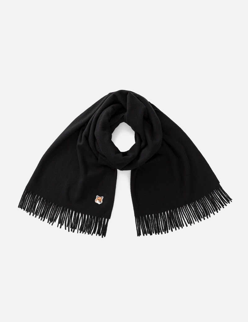 Maison Kitsuné FOX HEAD PATCH WOOL SCARF outlook