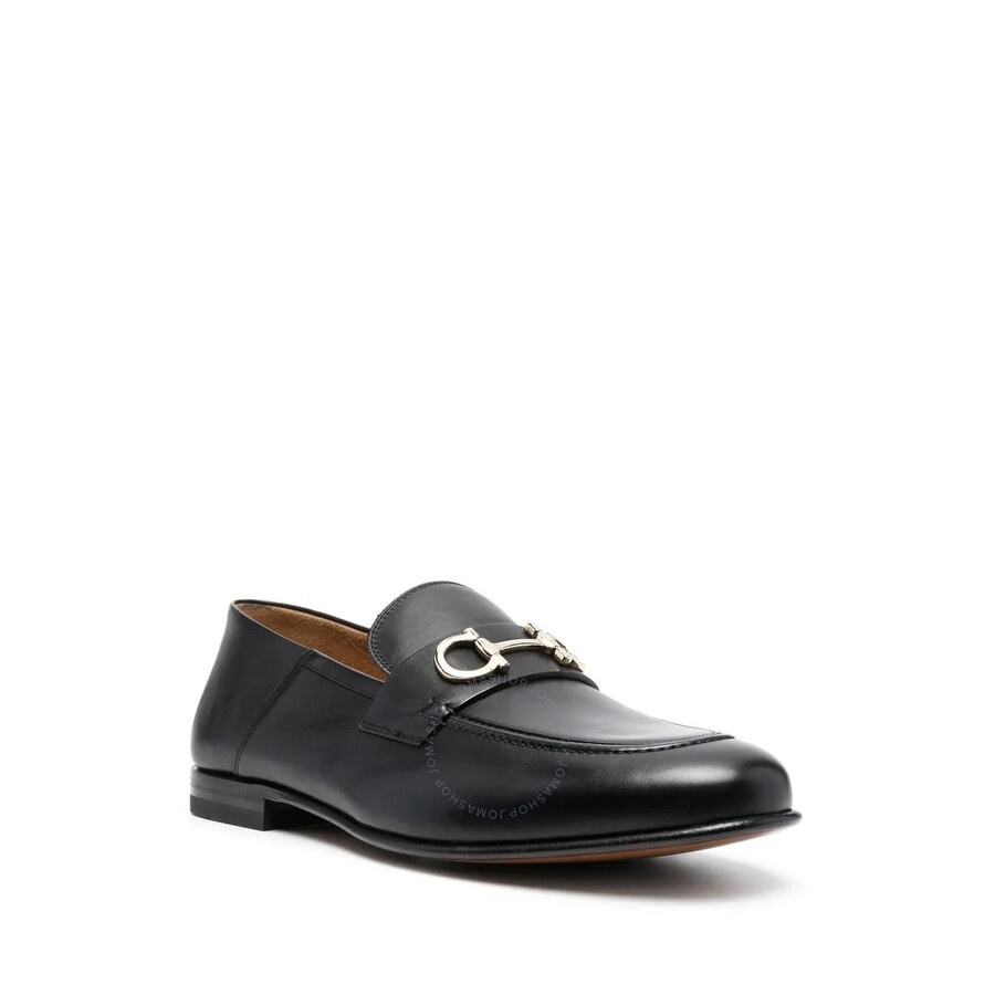 Ferragamo Gancini Ornament Calfskin Mule Loafers - 2