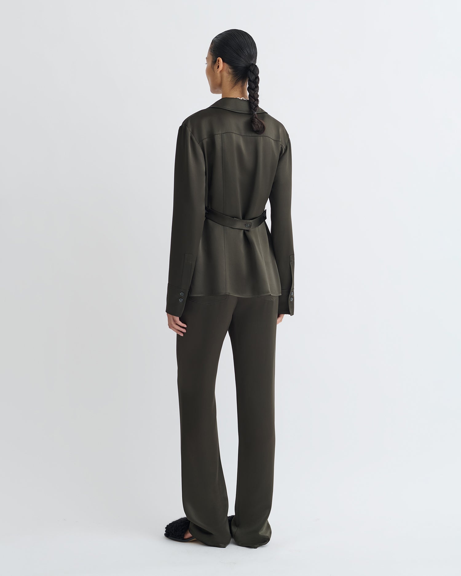Slip Satin Shirt - 4