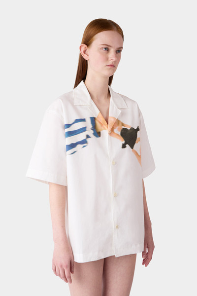 SUNNEI 'CUORE DI PIETRA' SHORTSLEEVE SHIRT / off white & multicolor outlook
