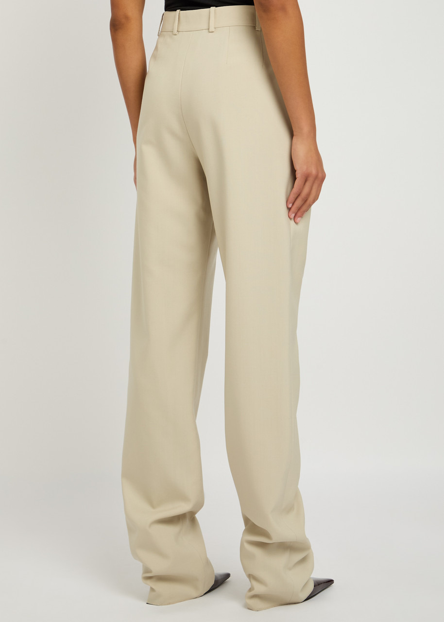 Yves Saint Laurent Straight-leg Wool Trousers - 3