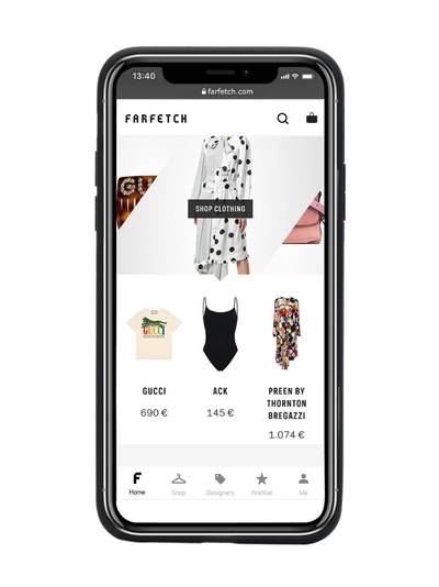 Dolce & Gabbana logo iPhone X case outlook