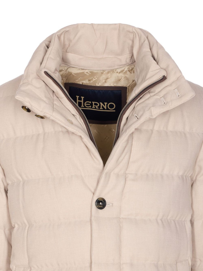 padded single-breasted coat 4