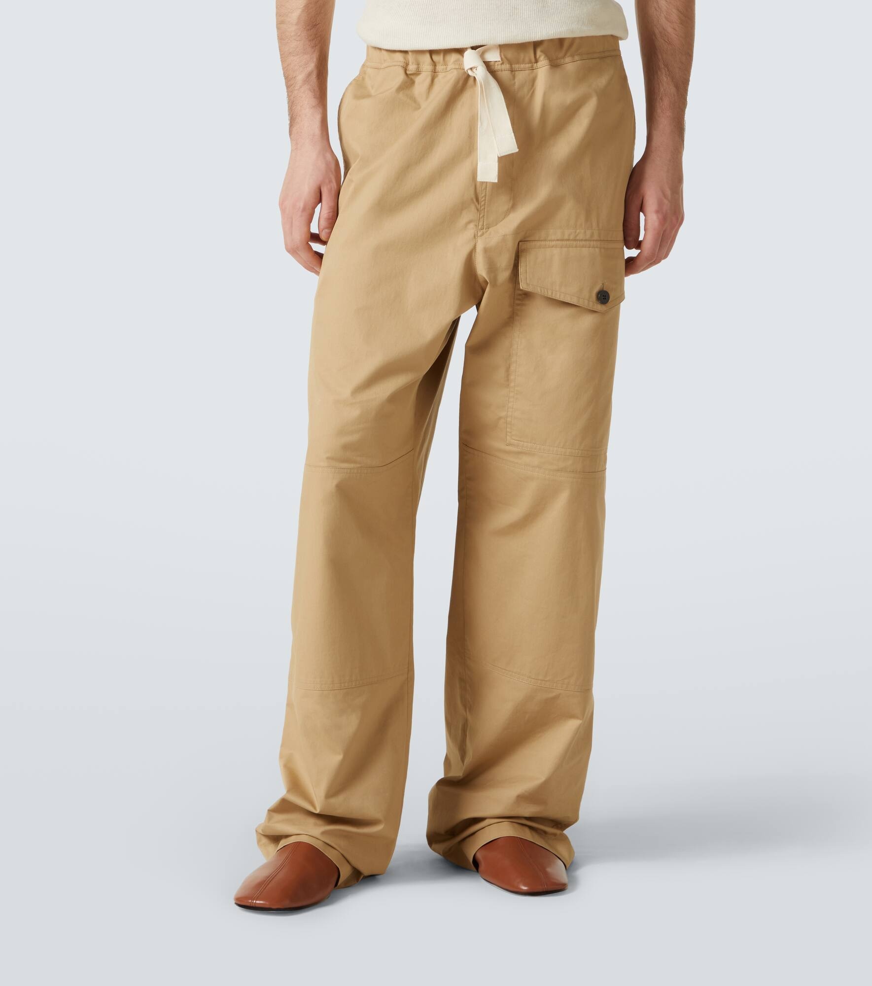 Cotton straight pants - 3
