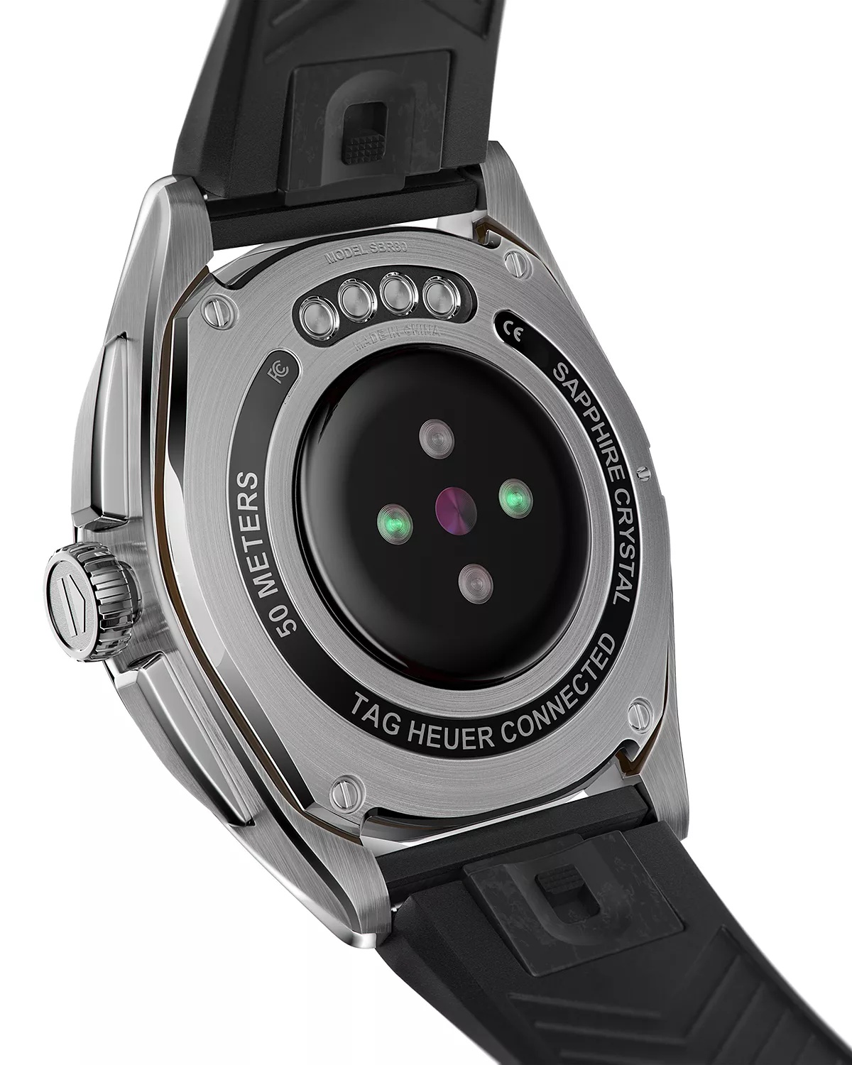 Connected Calibre E4 Rubber Strap Smartwatch, 42mm - 4
