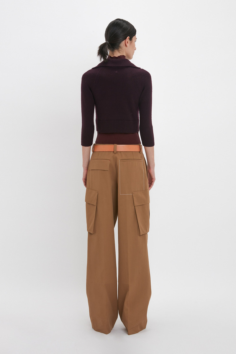 Relaxed Cargo Trouser In Tobacco 4