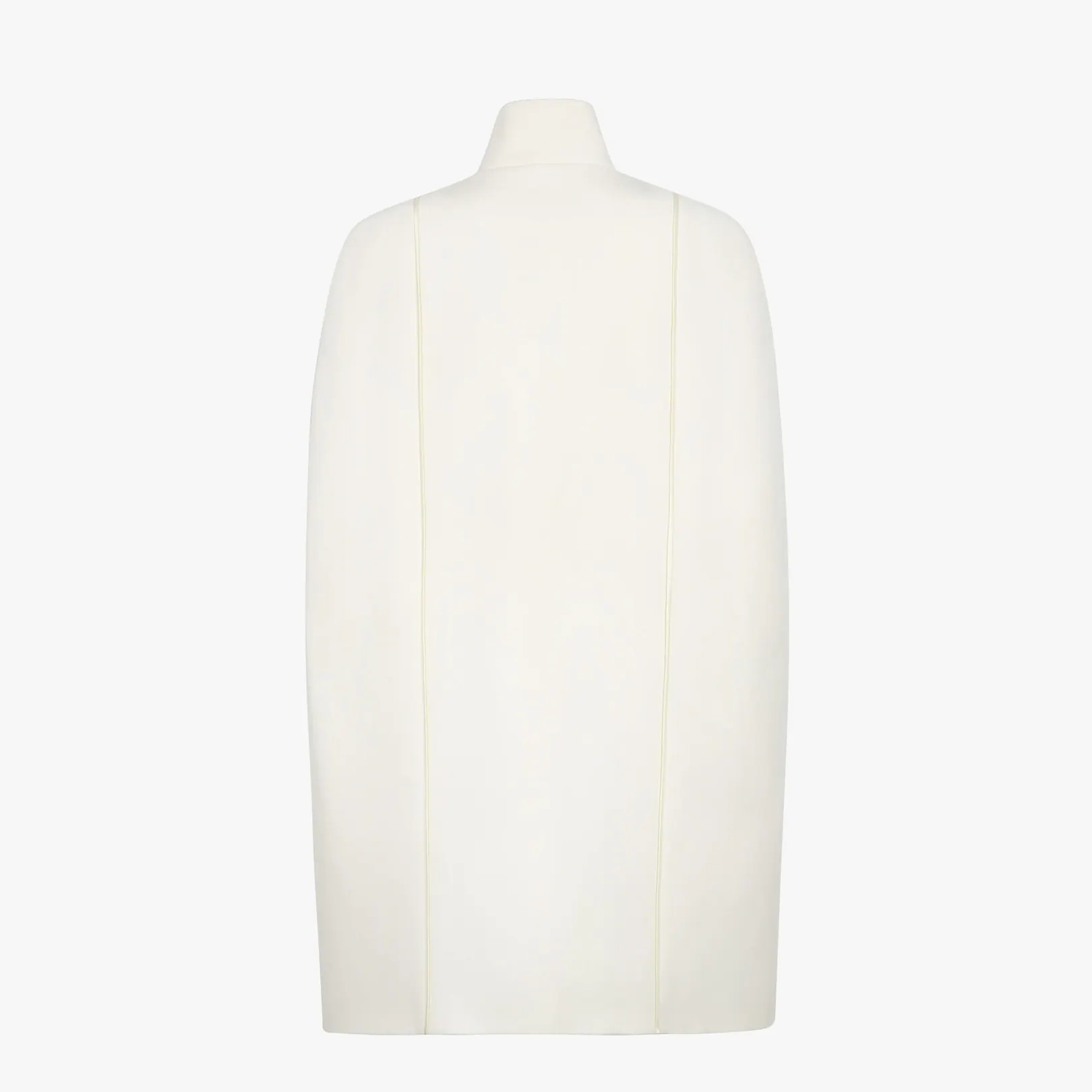 White wool and silk coat - 2