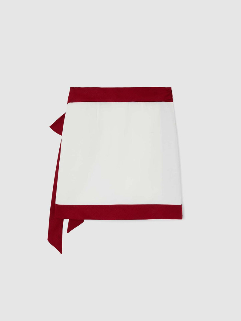 WRAP LINEN SKIRT 5