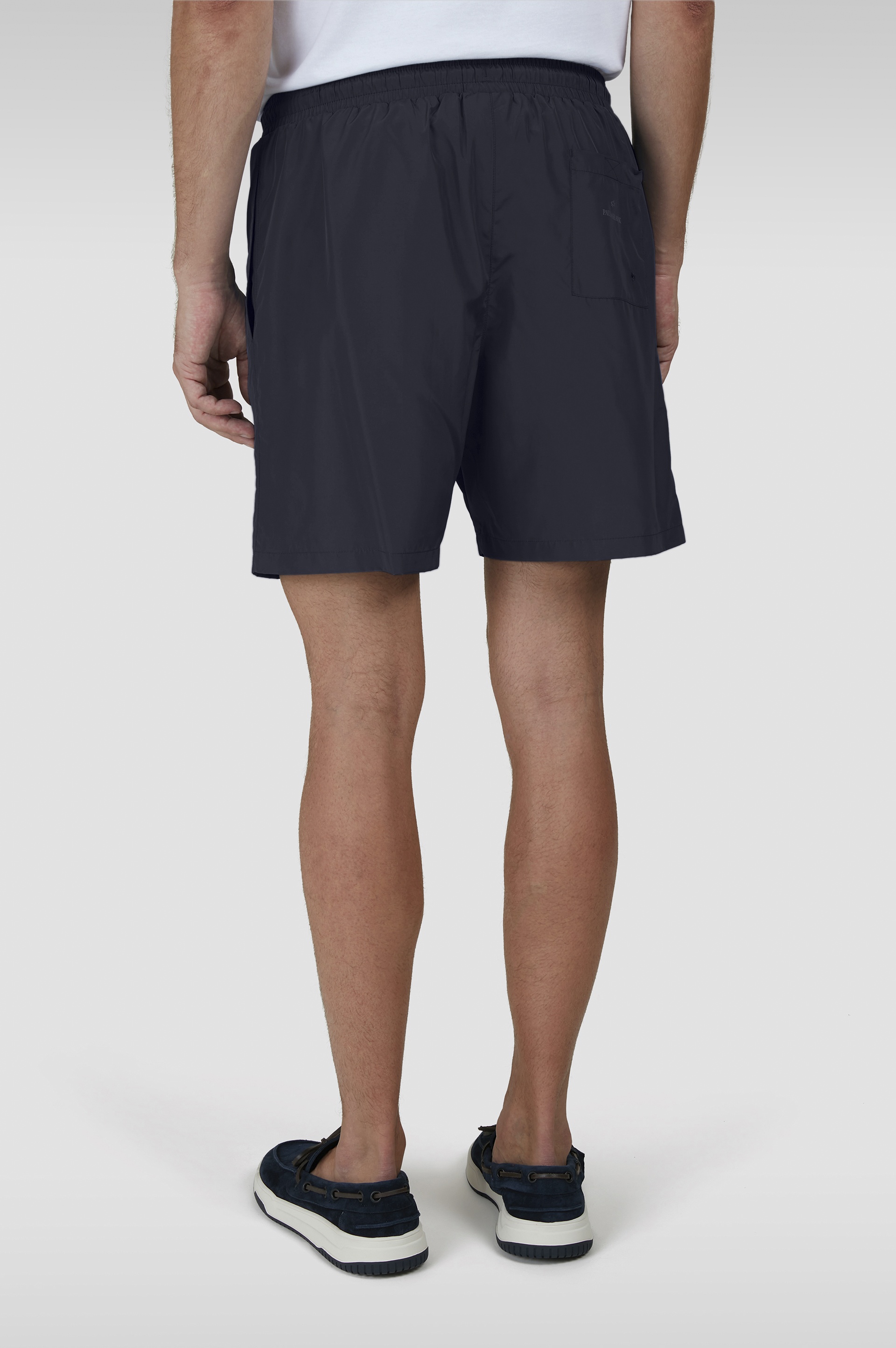 SWIM SHORTS WITH REFLECTIVE LOGO PRINT - 3