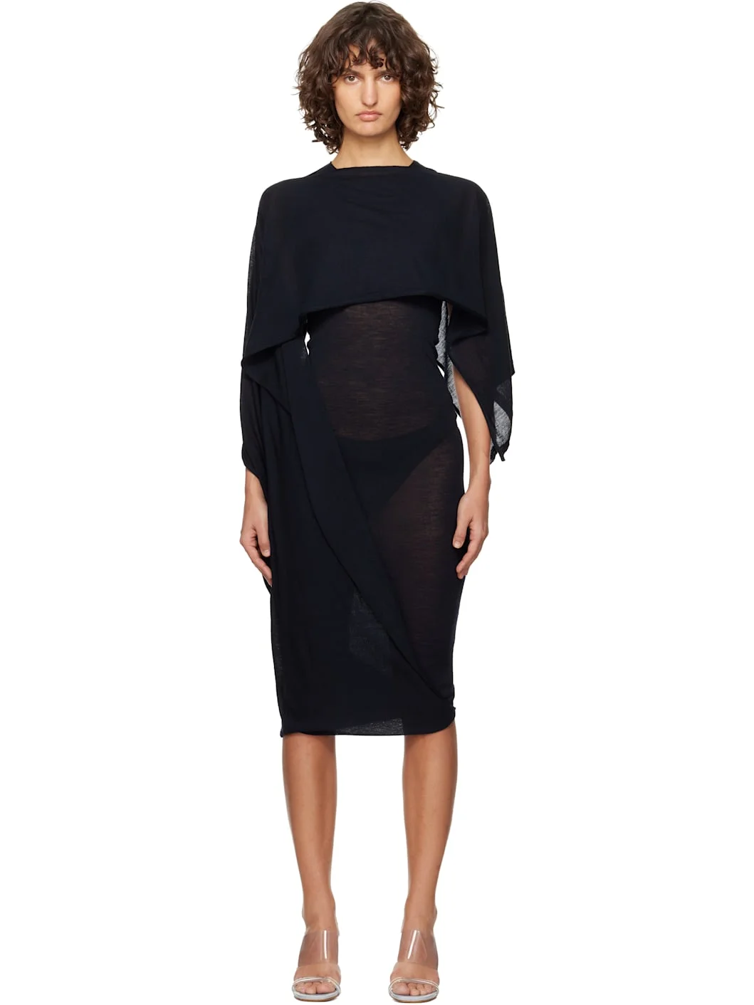 Black Willy Midi Dress - 1