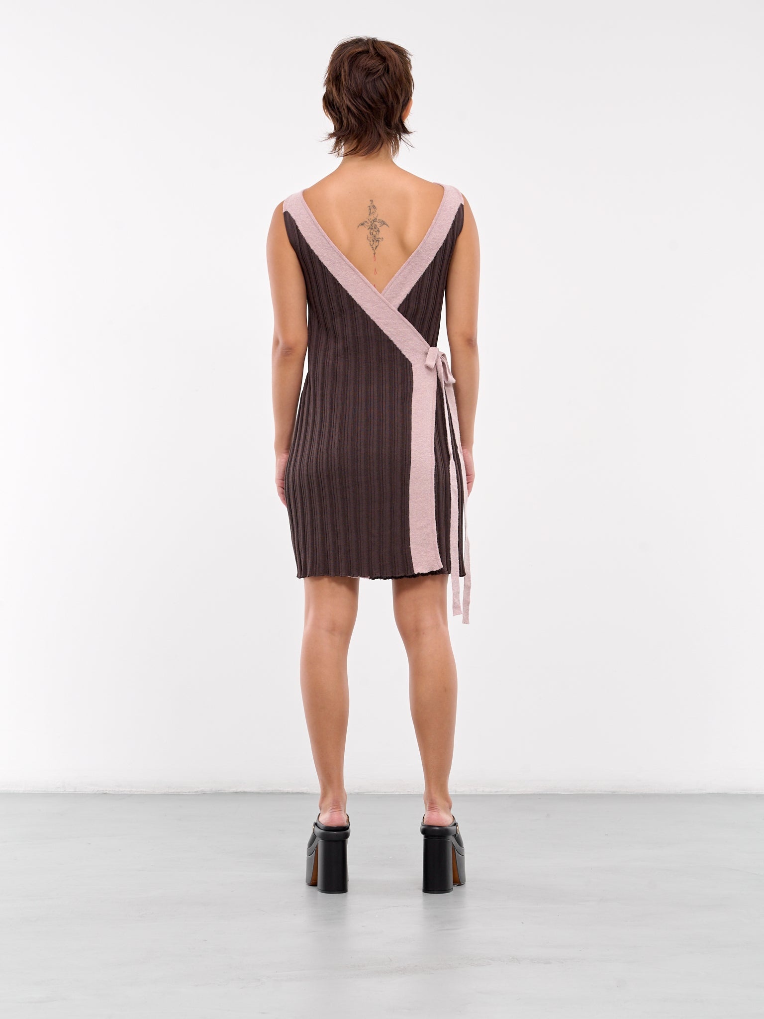 Rib Knit Dress - 3