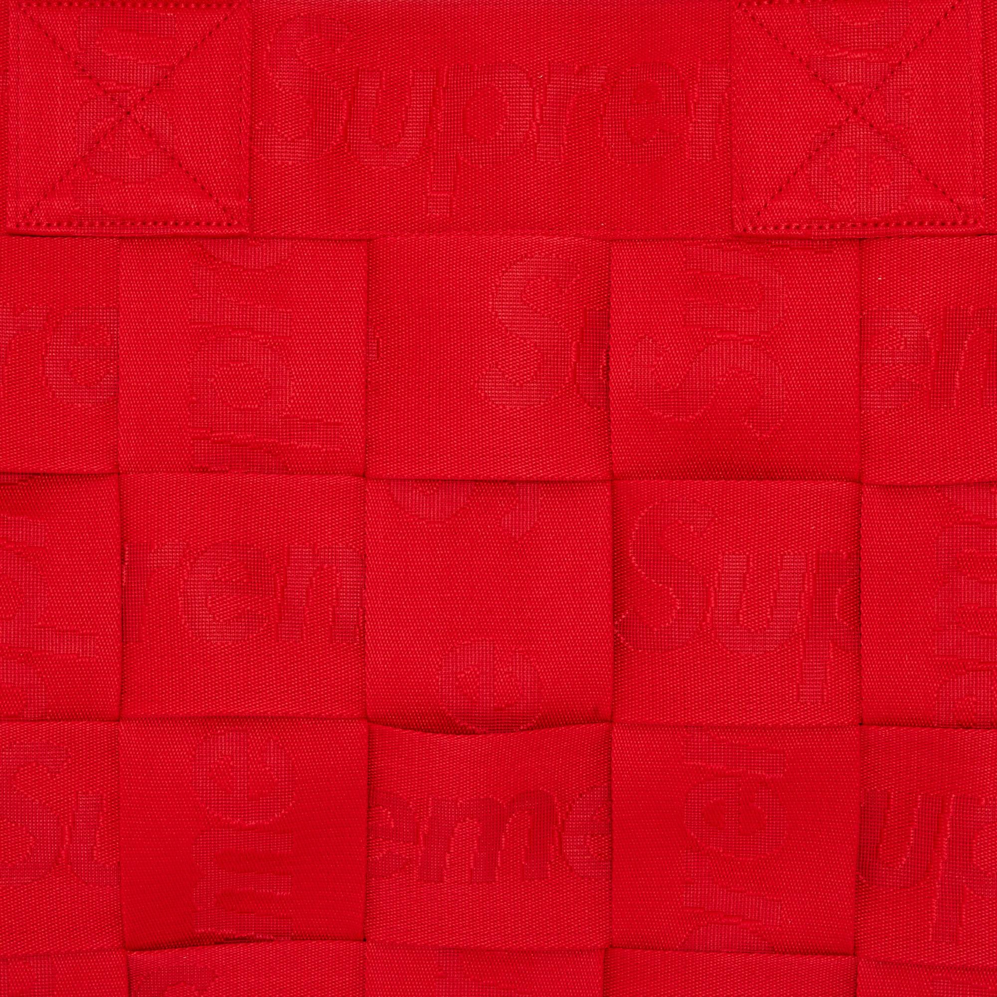 Supreme Woven Large Tote Bag 'Red' - 2