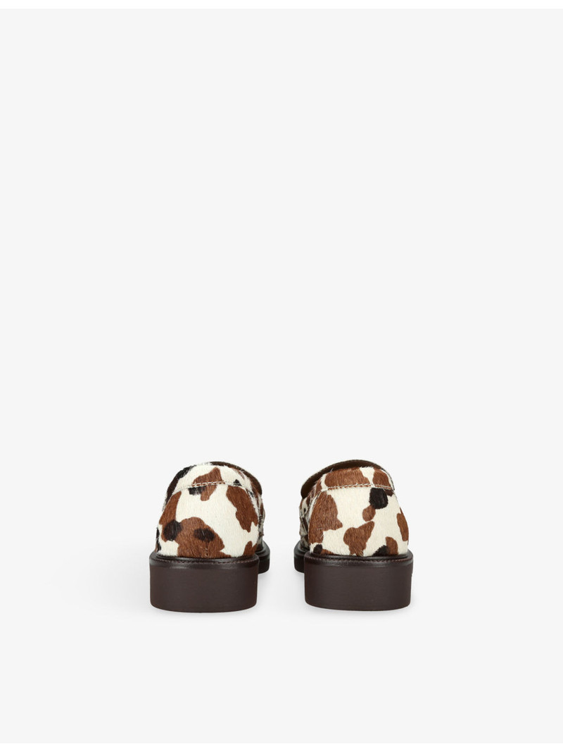 dolce vita Tiggy Printed Leather Loafers outlook